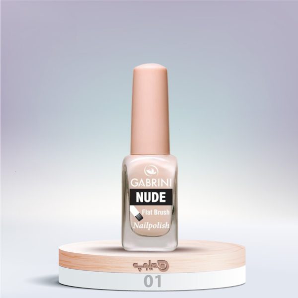 لاک نود گابرینی شماره 01 Gabrini Nude Nailpolish [Pembe -صورتی ]