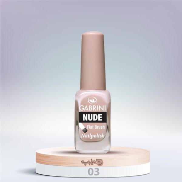 لاک نود گابرینی شماره 03 Gabrini Nude Nailpolish