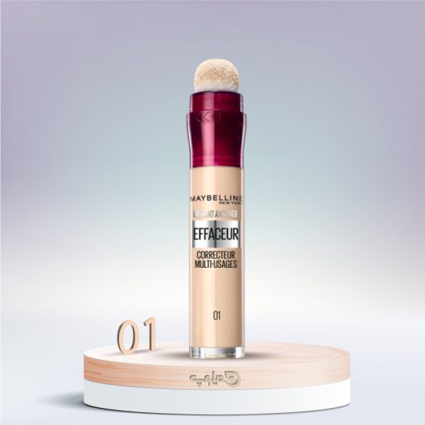 کانسیلر میبلین شماره 01 مدل Instant Anti-Age Eraser
