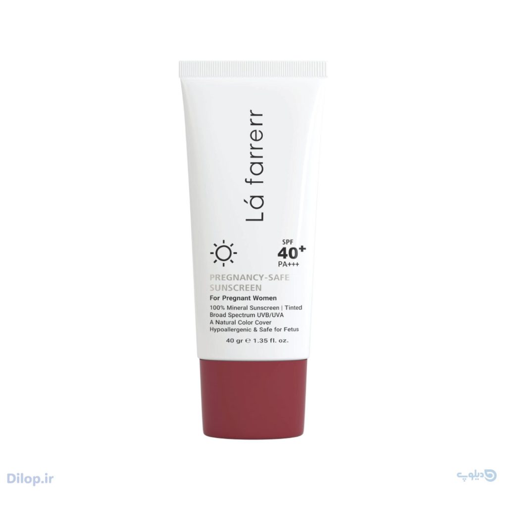 کرم ضد آفتاب مینرال رنگی لافارر SPF 40 حجم ۴۰ml